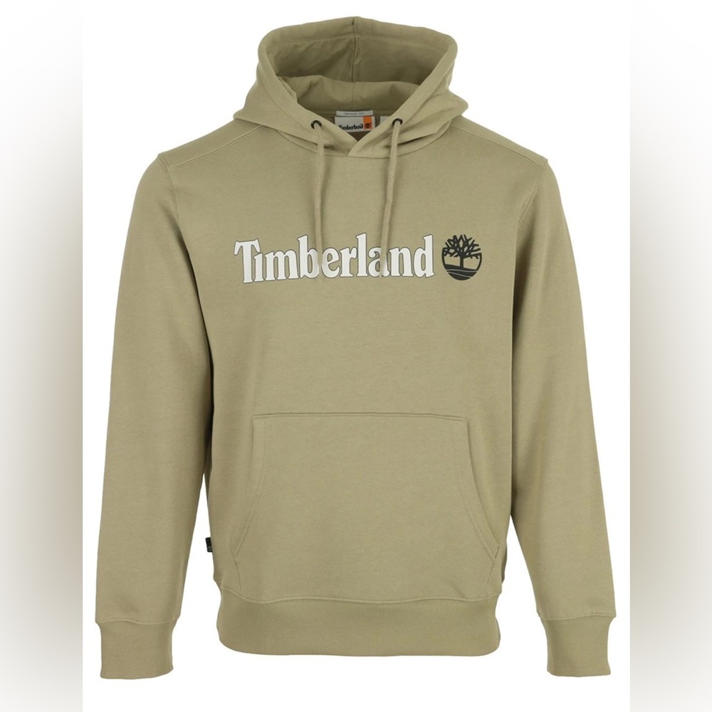 Timberland Olive Logo Pullover Hoodie size L
